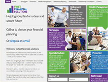 Tablet Screenshot of firstfinancialsolutions.co.uk